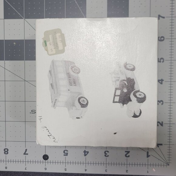 Heritage Village Transport Set – City Bus & Dairy Truck – 1988 w/ Box - - Picture 16 of 16